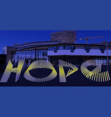 HOPE artwork Durham City